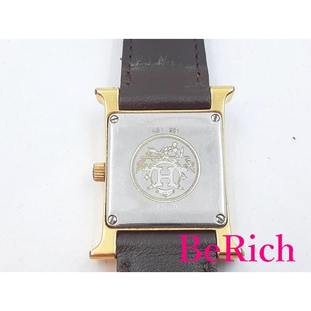 阪217 エルメス Hウォッチ RS1.201 レディース 腕時計 クォーツ HERMES（エルメス） HERMES Hウォッチ RS1-201 レディース 腕時計 白