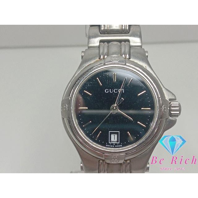 GUCCI 腕時計　レディースウォッチ　9040L GUCCI（グッチ） レディース 腕時計 デイト 9040L ブラック 黒 SS ロゴ