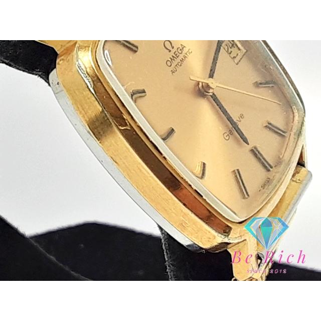 OMEGA OH済 オメガ ジュネーブ 自動巻き メンズ 腕時計 デイト  