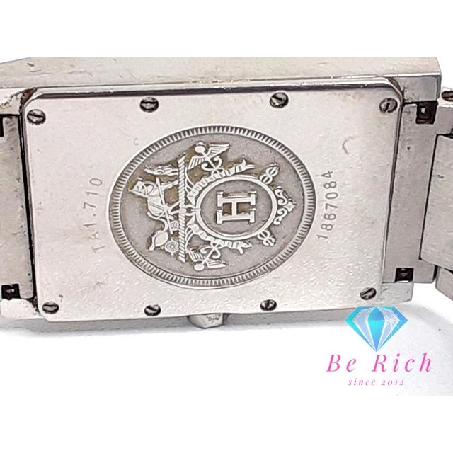 HERMES（エルメス） タンデム TA1.710 メンズ 腕時計 グレー シルバー