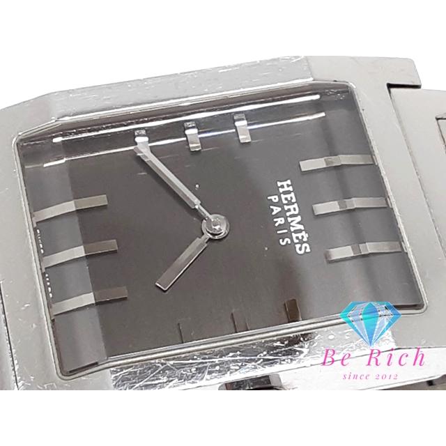 HERMES（エルメス） タンデム TA1.710 メンズ 腕時計 グレー シルバー