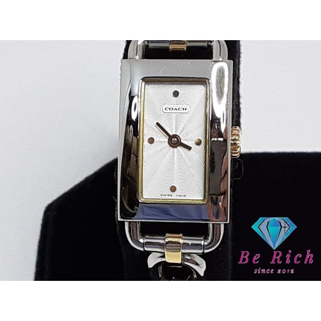 COACH（コーチ） レディース 腕時計 0220 ホワイト シルバー ゴールド