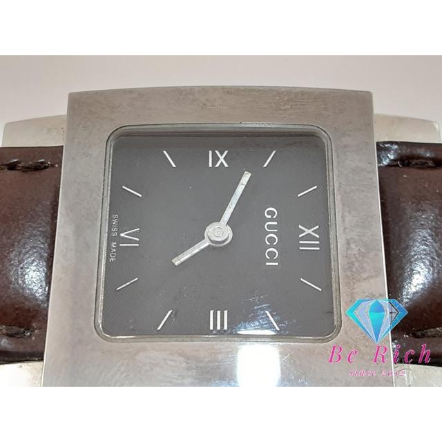 GUCCI（グッチ） レディース 腕時計 7900L スクエア 黒 ブラック