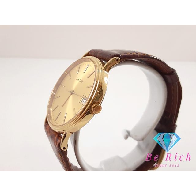 TISSOT（ティソ） メンズ 腕時計 デイト C282.G ゴールド ブラウン 茶 