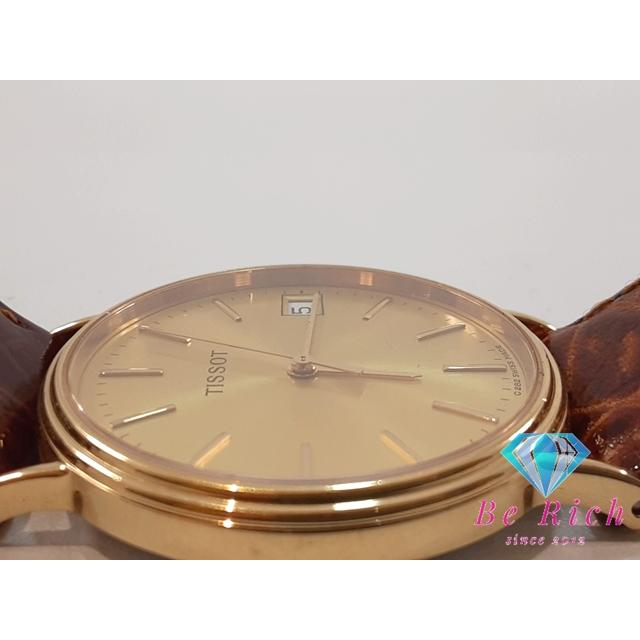 TISSOT（ティソ） メンズ 腕時計 デイト C282.G ゴールド ブラウン 茶