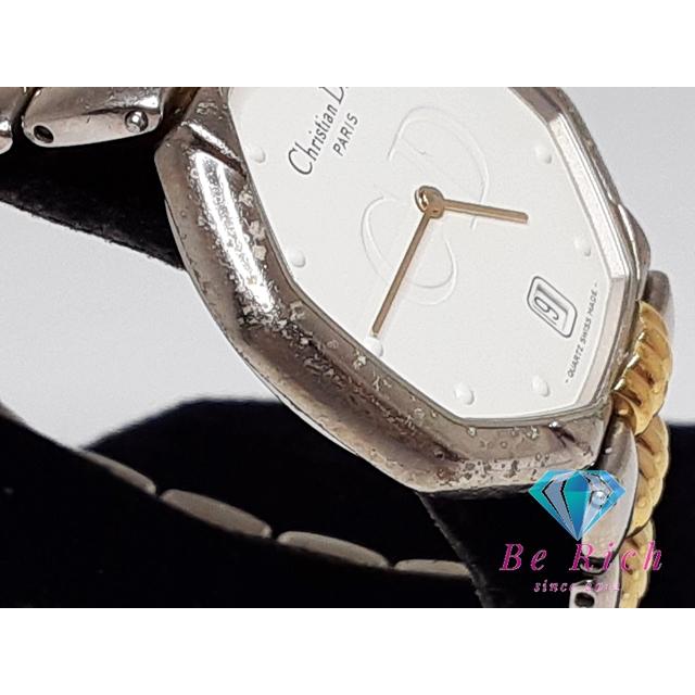 クリスチャン ディオール Christian Dior オクタゴン スウィング ウォッチ メンズ 腕時計 45.204 クォーツ 【中古】 bt3064 | Christian Dior | 03