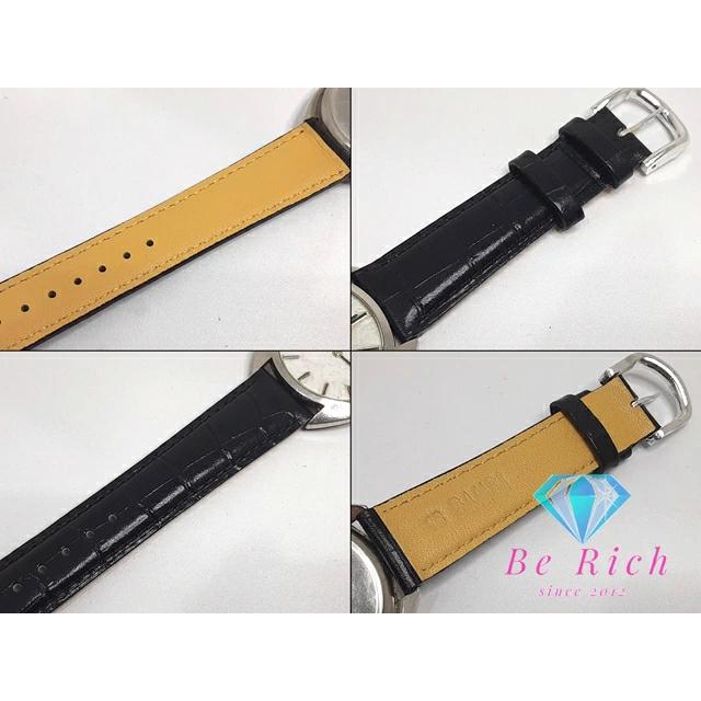 WALTHAM（ウォルサム） 自動巻き メンズ 腕時計 白 ホワイト SS レザー