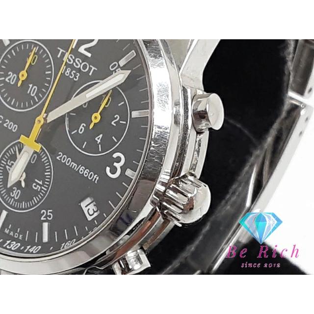 TISSOT（ティソ） クロノグラフ メンズ 腕時計 デイト T461 黒