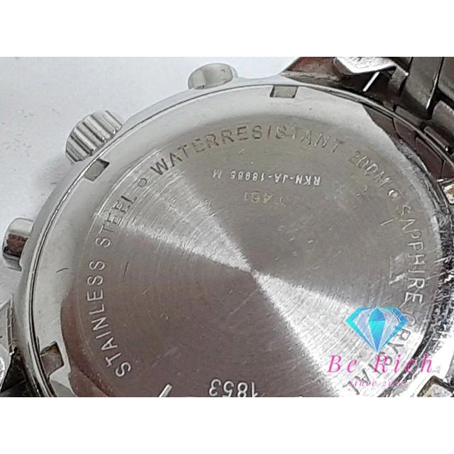 TISSOT（ティソ） クロノグラフ メンズ 腕時計 デイト T461 黒 