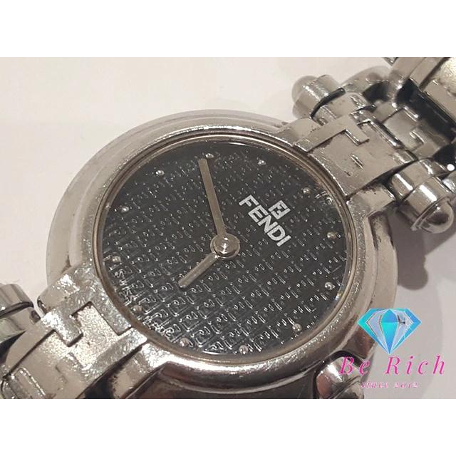 FENDI フェンディ レディース 腕時計 750L ラウンド ブラック 黒  
