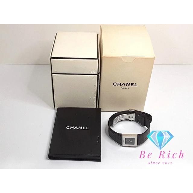 マトラッセ シャネル CHANEL レディース 腕時計 黒 ブラック SS