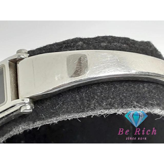 GUCCI グッチ レディース 腕時計 バングル ウォッチ 1500L 黒 ブラック