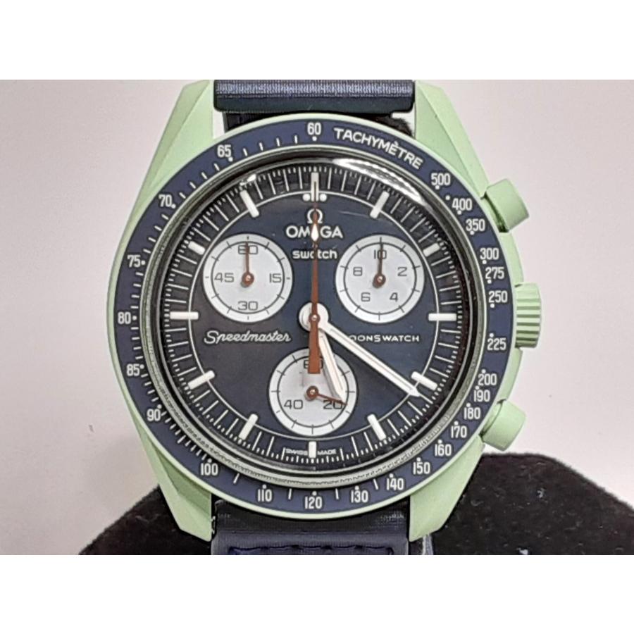 SPEEDMASTER 美品 オメガ × スウォッチ ミッション オン アース 