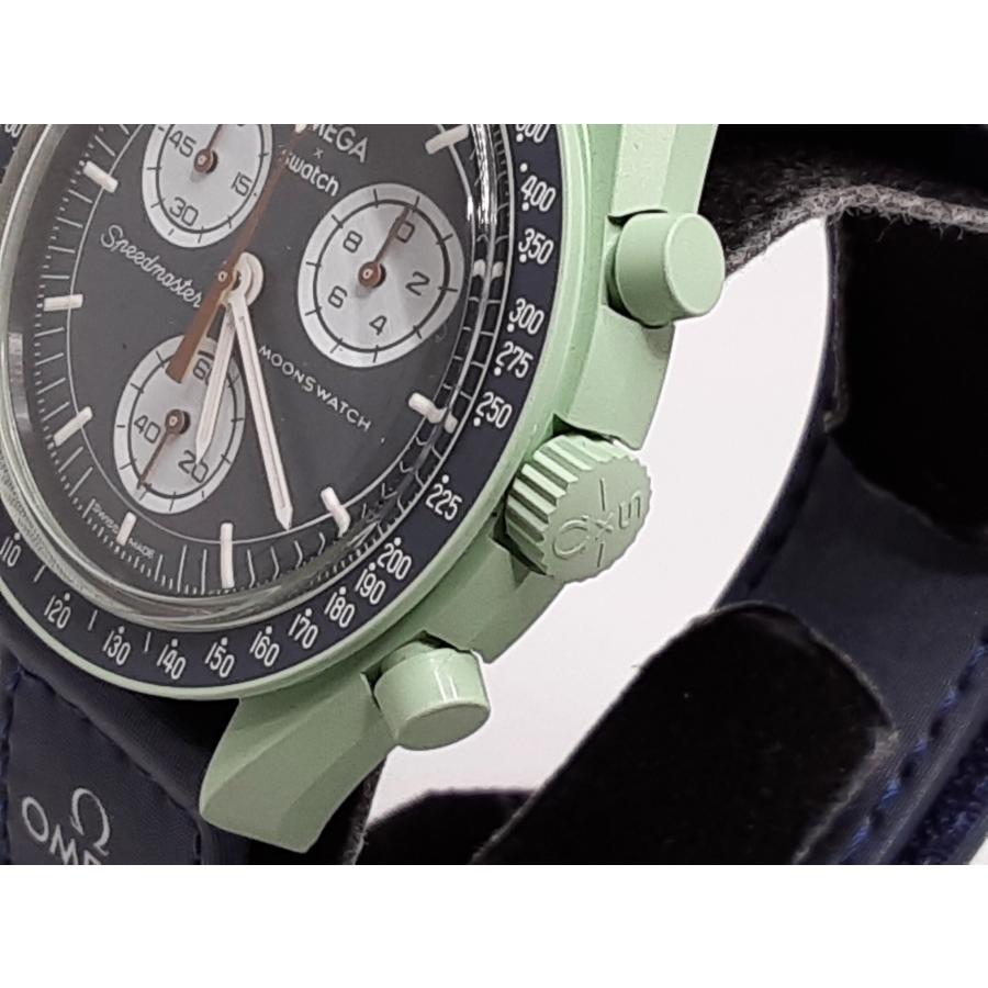 SPEEDMASTER 美品 オメガ × スウォッチ ミッション オン アース 