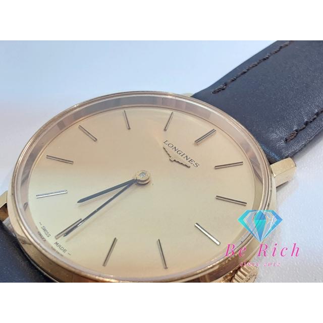 LONGINES（ロンジン） 手巻き メンズ 腕時計 ゴールド 濃茶 ダーク