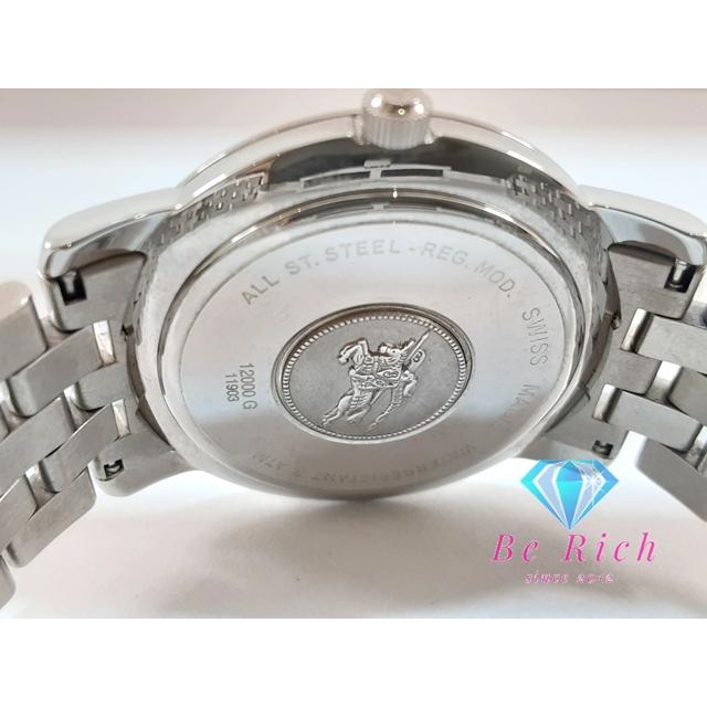 バーバリー BURBERRY メンズ 腕時計 デイト 12000G オレンジ シルバー SS ブレス ロゴ アナログ クォーツ QZ ウォッチ 【中古】bt3311 | BURBERRY | 04