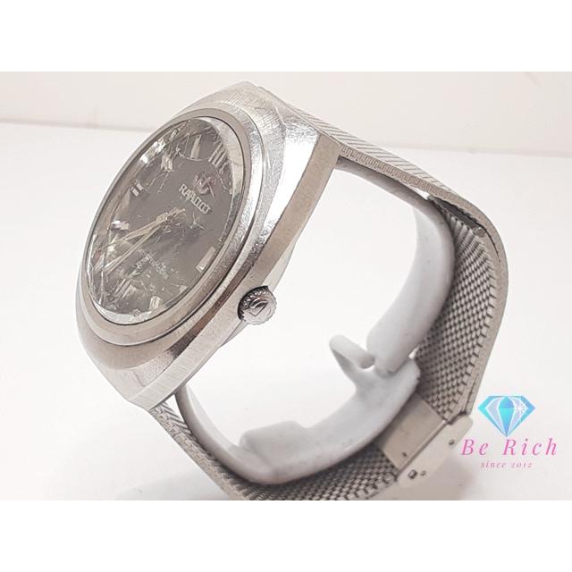 ラドー RADO マッターホルン 自動巻き メンズ 腕時計 デイト カットガラス シルバー SS ブレス アナログ オートマ AT 【中古】 bt3356 | RADO | 01