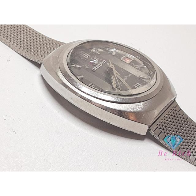 ラドー RADO マッターホルン 自動巻き メンズ 腕時計 デイト カットガラス シルバー SS ブレス アナログ オートマ AT 【中古】 bt3356 | RADO | 05