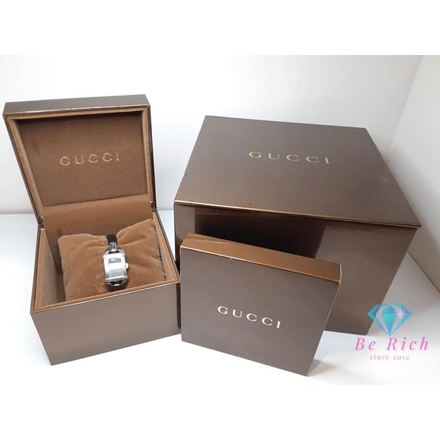 GUCCI（グッチ） レディース 腕時計 6800L スクエア 黒 ブラック