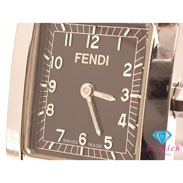 FENDI（フェンディ） クラシコ レディース 腕時計 7050L スクエア 黒