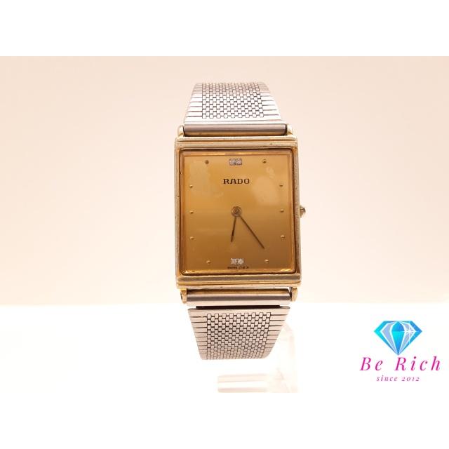 RADO（ラドー） メンズ 腕時計 204.5346.2 4P ダイヤ スクエア GP 