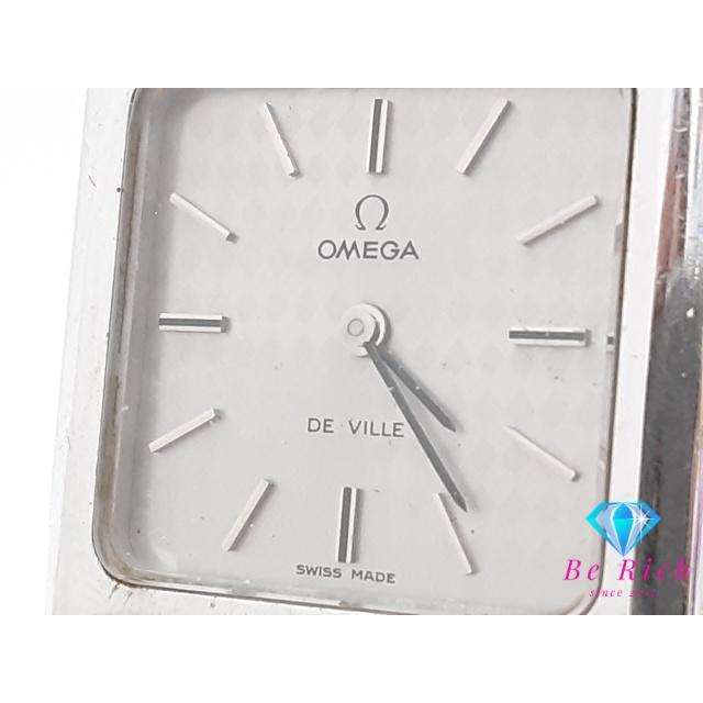 OMEGA DE VILLE　オメガデビルスクエア　ステンレス　手巻きレディース オメガ デビル スクエア シルバー 手巻き レディース OMEGA 【公式通販】