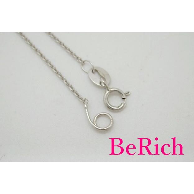 K18 WG ダイヤモンド 0.50ct フラワー 縦 ライン デザイン ネックレス