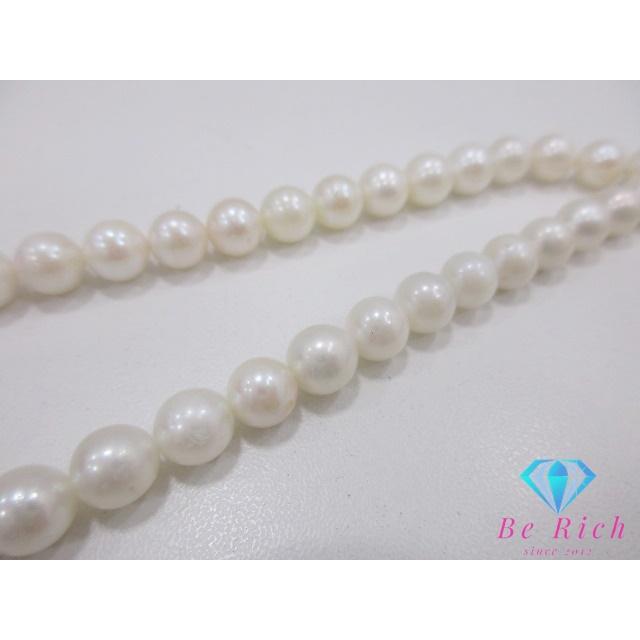 パール 真珠 7mm - 7.5mm 珠 ネックレス ペンダント SILVER シルバー 
