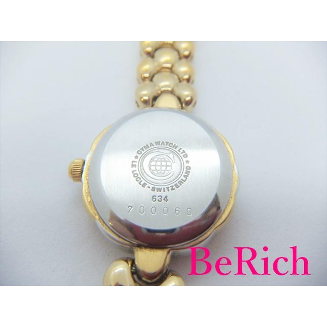 CYMA シーマ レディース 腕時計 634 白 ホワイト 文字盤 SS