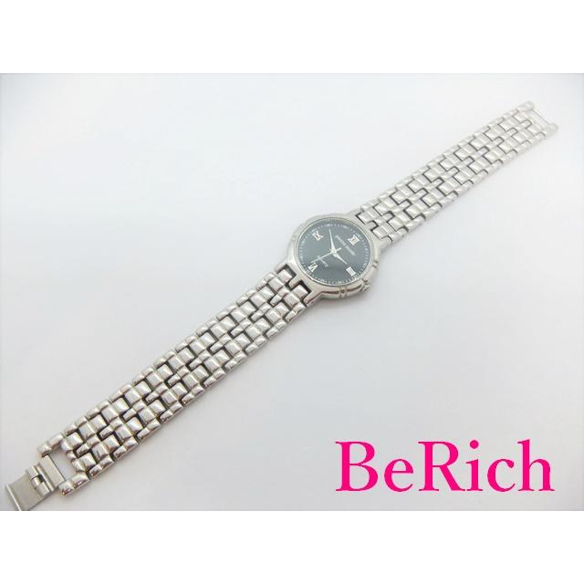 Pierre Mode 手巻きアナログ時計 シルバー ピエール モード PIERRE MODE メンズ 腕時計 黒 ブラック 文字盤