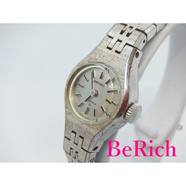 手巻きアナログ腕時計 シルバー文字盤