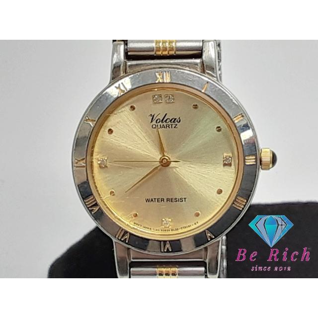 ヴォルカス Volcas メンズ 腕時計 6L32-T79141 シャンパン ゴールド