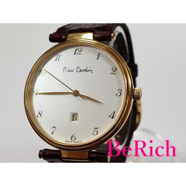 ピエール カルダン Pierre Cardin メンズ 腕時計 白 ホワイト 文字盤 Ss レザー ボルドー デイト アナログ クォーツ 中古 Ht2775 Ht2775 ビーリッチヤフー店 通販 Yahoo ショッピング