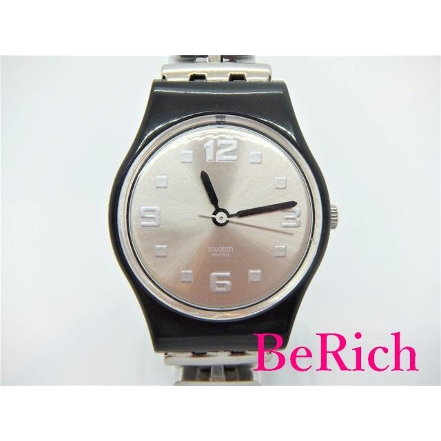 Swatch（スウォッチ） レディース 腕時計 シルバー 文字盤 SS 黒 