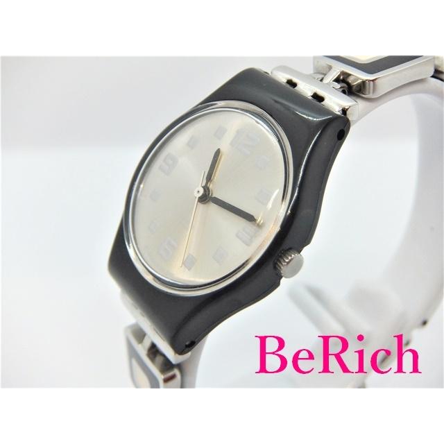 Swatch（スウォッチ） レディース 腕時計 シルバー 文字盤 SS 黒 