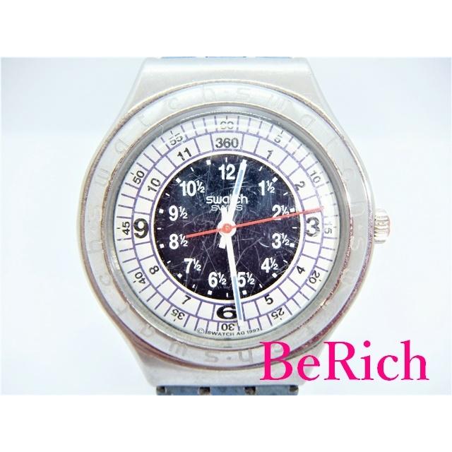 スウォッチ Swatch メンズ 腕時計 白 ホワイト 黒 ブラック 文字盤 Ss レザー 水色 ブルー アナログ クォーツ ファッション 中古 Ht3269 Ht3269 ビーリッチヤフー店 通販 Yahoo ショッピング
