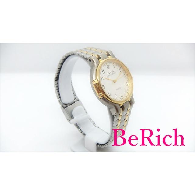 プラザ Plaza レディース 腕時計 PL717-H 白 ホワイト 文字盤 SS