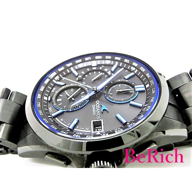 OCEANUS 美品 カシオ オシアナス OCW-T2600B-1AJF ハイブリッド電波 