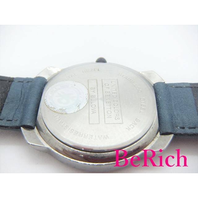 BULOVA ブローバ ベネトン BENETTON メンズ 腕時計 白 ホワイト BULOVA ブローバ ベネトン BENETTON メンズ 腕時計 白 ホワイト