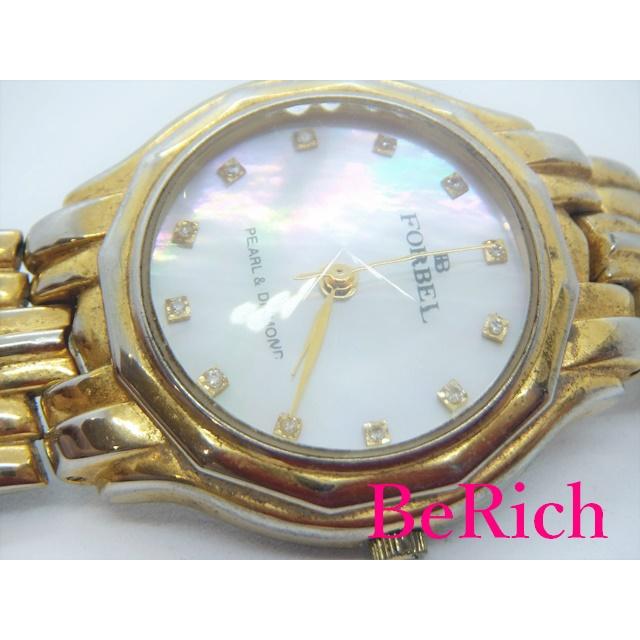 フォーベル FORBEL メンズ 腕時計 FB-1051M シェル 文字盤 SS ゴールド