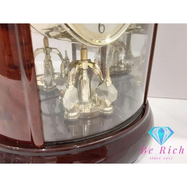 リズム時計工業 クイーンエリザベス 2 置時計 QE2-R36 レトロ