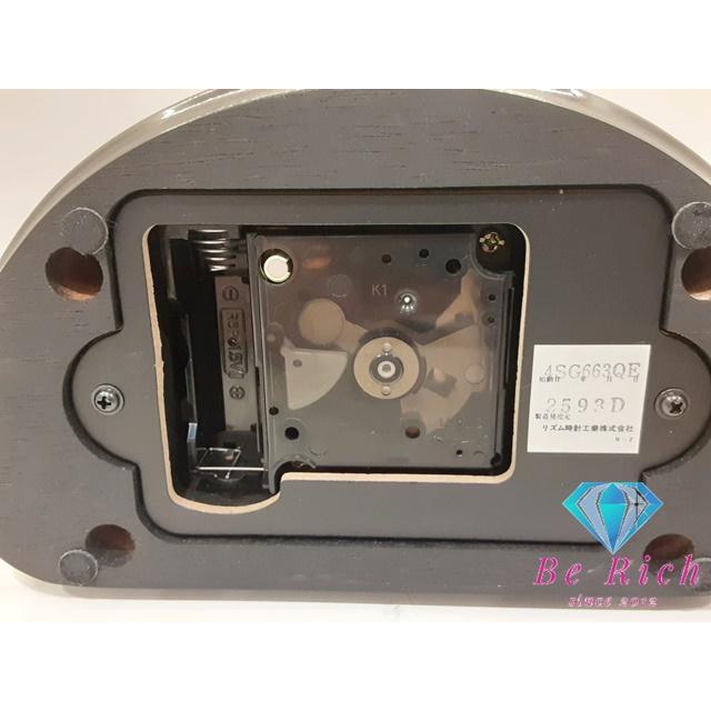 リズム時計工業 クイーンエリザベス 2 置時計 QE2-R36 レトロ