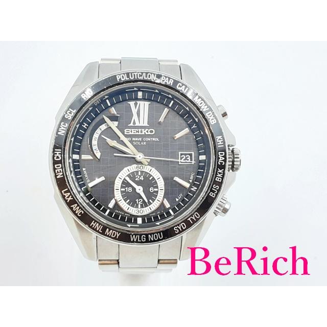 BRIGHTZ セイコー SEIKO ブライツ デイト ソーラー 電波 メンズ 腕時計