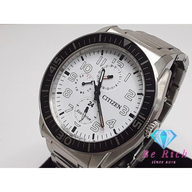 CITIZEN　シチズン　メンズウォッチ　エコドライブ　ホワイト×ブラウン　新品 Amazon.co.jp: シチズン エコドライブ メンズ 薄型 スリム