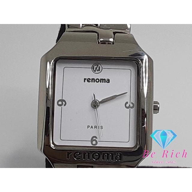 renomaレノマ 上下セット renoma レノマ メンズ 腕時計 K253M スクエア 白 ホワイト