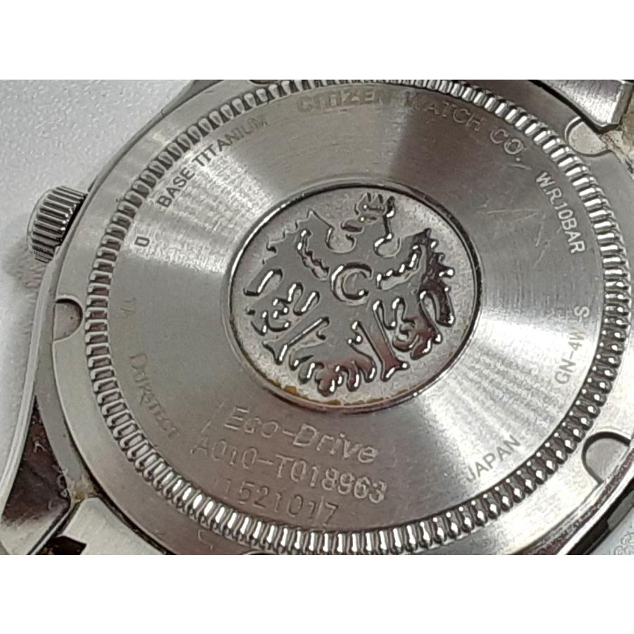 ザ シチズン The CITIZEN エコ ドライブ メンズ 腕時計 デイト AQ1020-51A A010-T018963 ソーラー クォーツ 【中古】【送料無料】 ht5009の画像