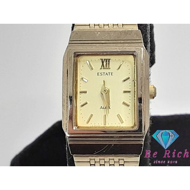 SEIKO セイコー レディース 腕時計 V401-5130 スクエア ゴールド