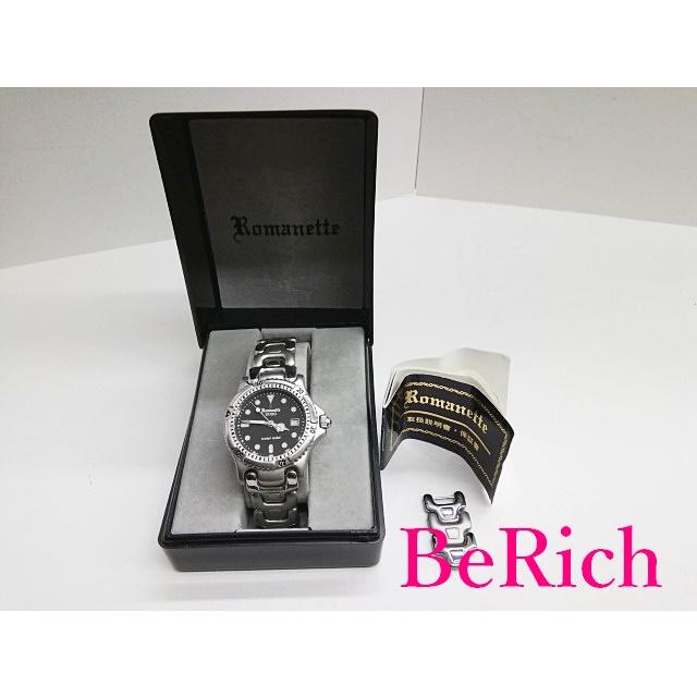 ROMANETTE ロマネッティ Romanette メンズ 腕時計 RE0004 黒