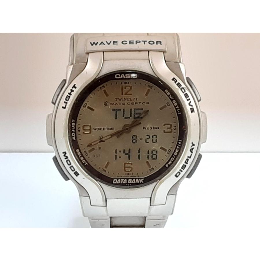 M*N様 CASIO データバンク 電波時計 ウェーブセプター CASIO（カシオ） ウェーブセプター データ バンク 電波 メンズ腕時計