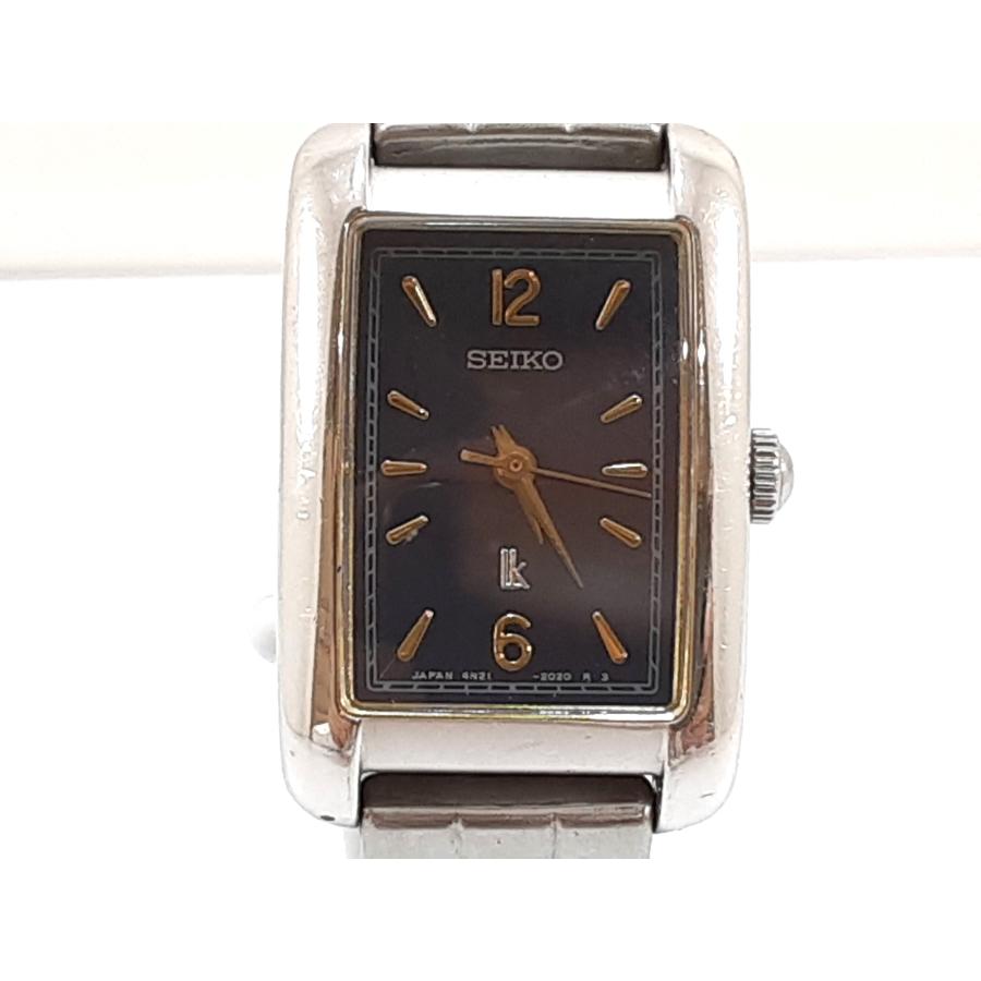 【稼働品】SEIKO LUKIA 腕時計 ルキア スクエア 4N21-5260 LUKIA セイコー SEIKO ルキア レディース 腕時計 4N21-5260 黒